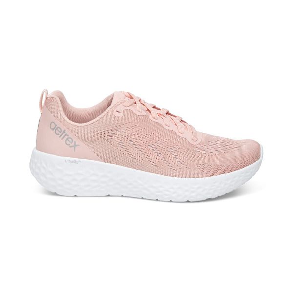 Aetrex Women's Danika Arch Support Sneakers Pink Shoes UK 0608-392